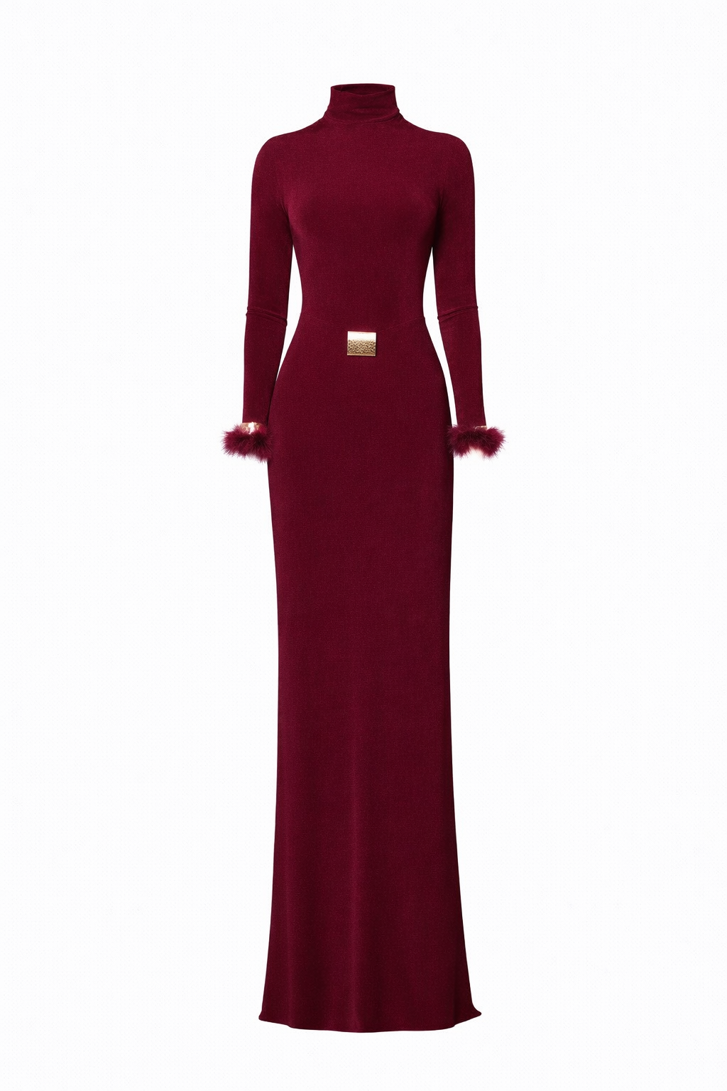 Anaïs Velvet Open-Back Maxi Dress