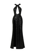 Selene Midnight Cutout Gown