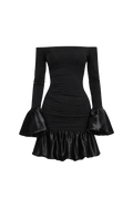 Elara Off-Shoulder Mini Dress