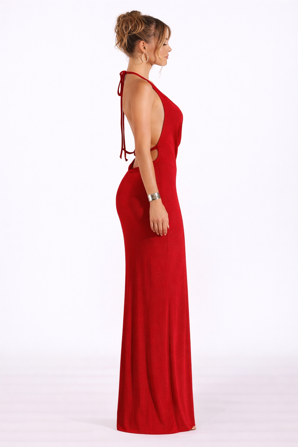 Alessia Halter Maxi Dress