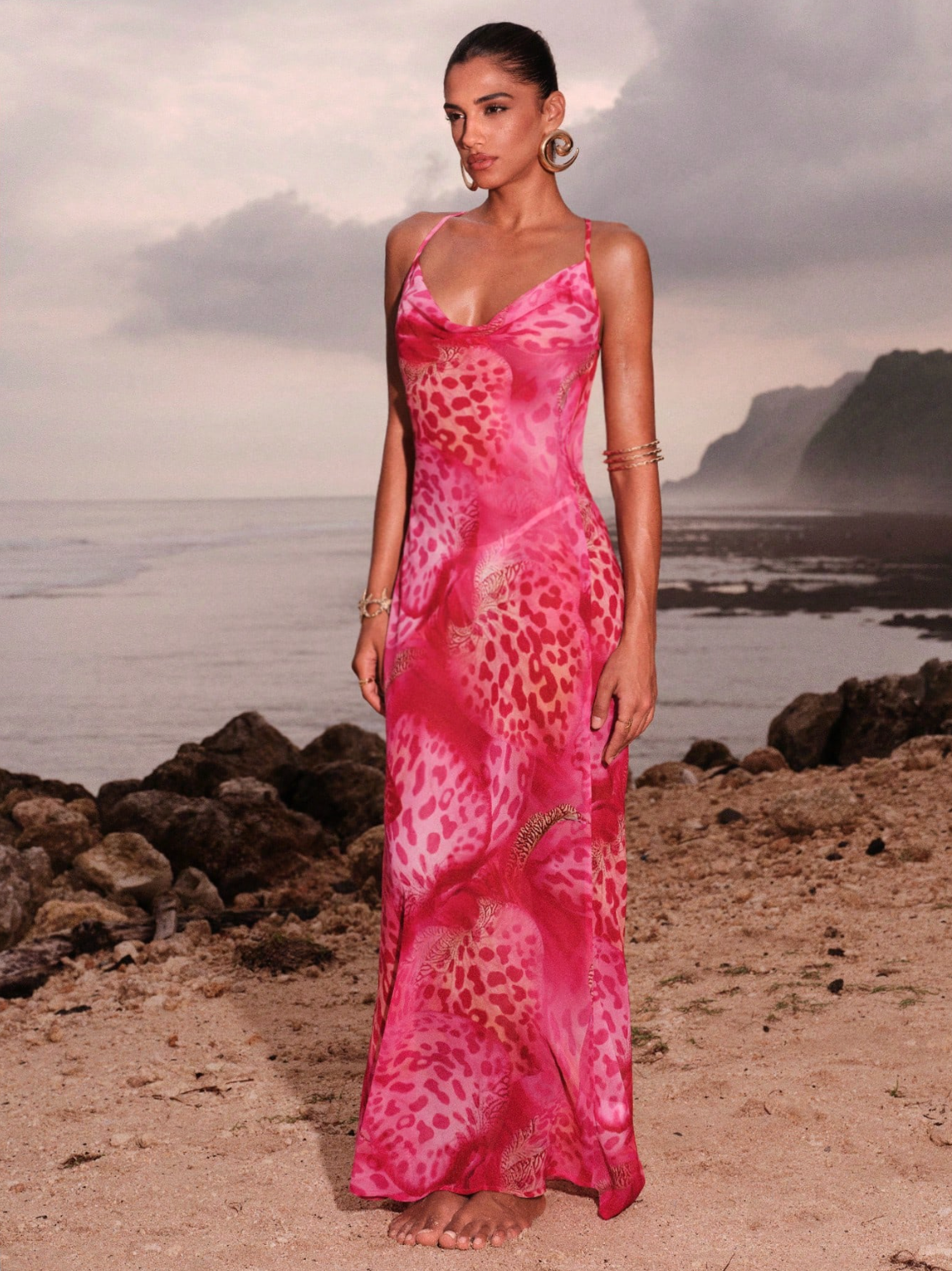 Sorella Leopard Maxi Dress