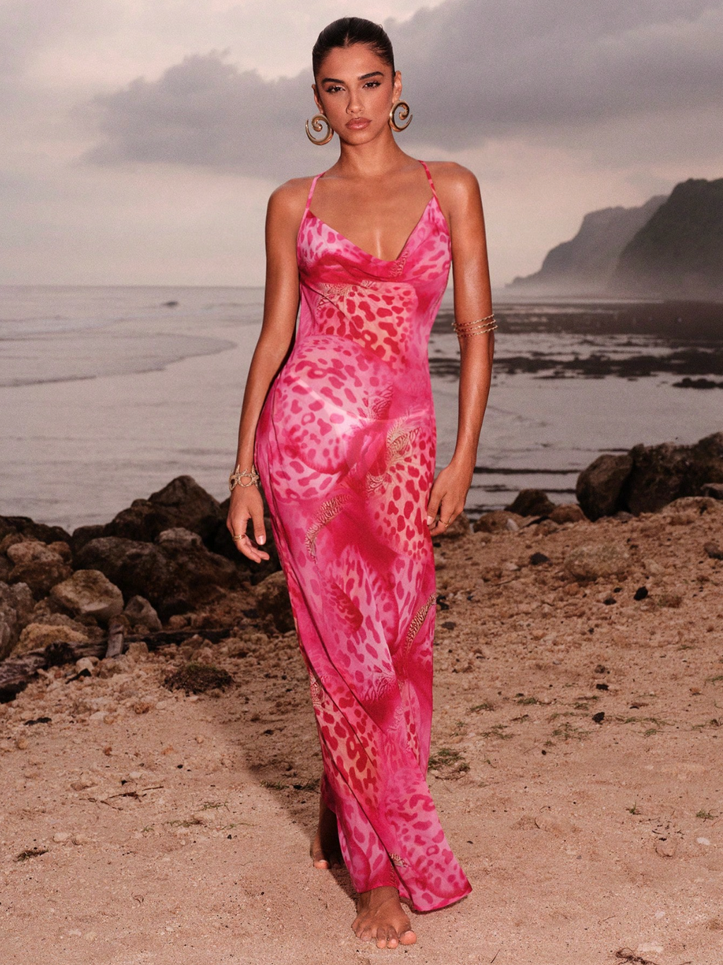 Sorella Leopard Maxi Dress