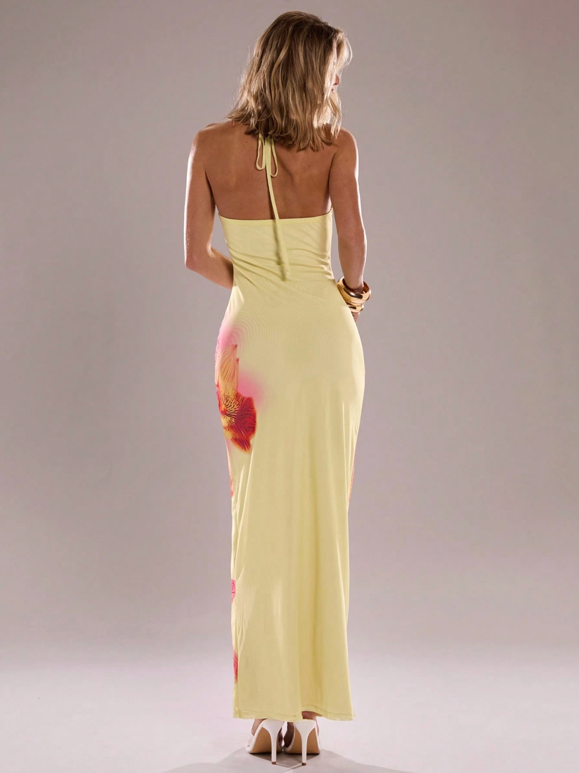 Luna Halter Maxi Dress